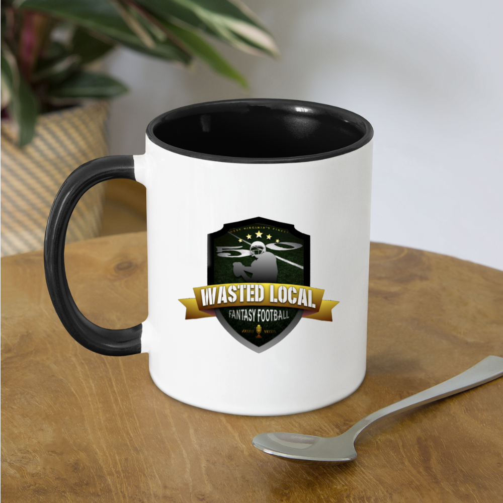 Wasted Local Coffee Mug - white/black