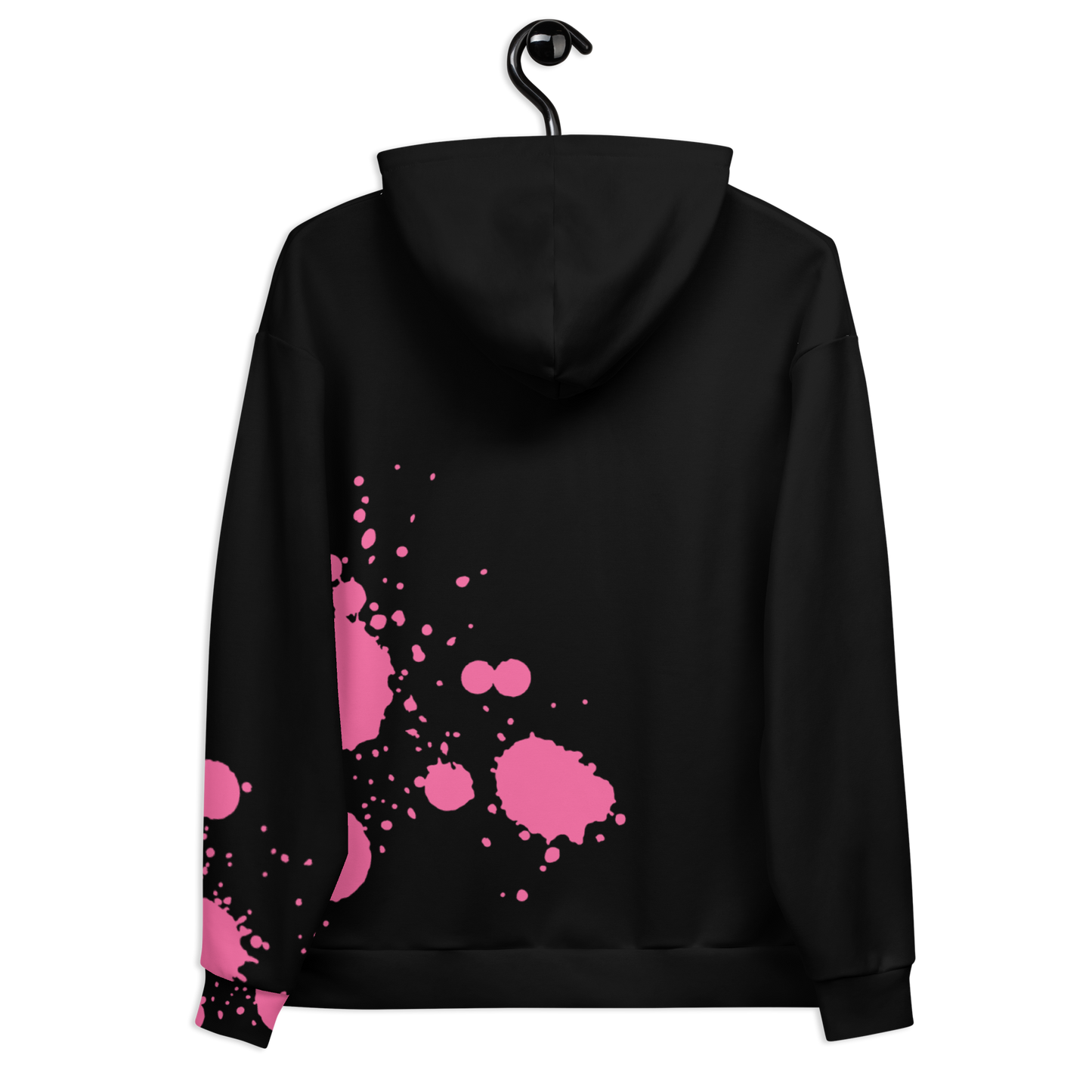 Pink Splatter Logo Swipe Hoodie