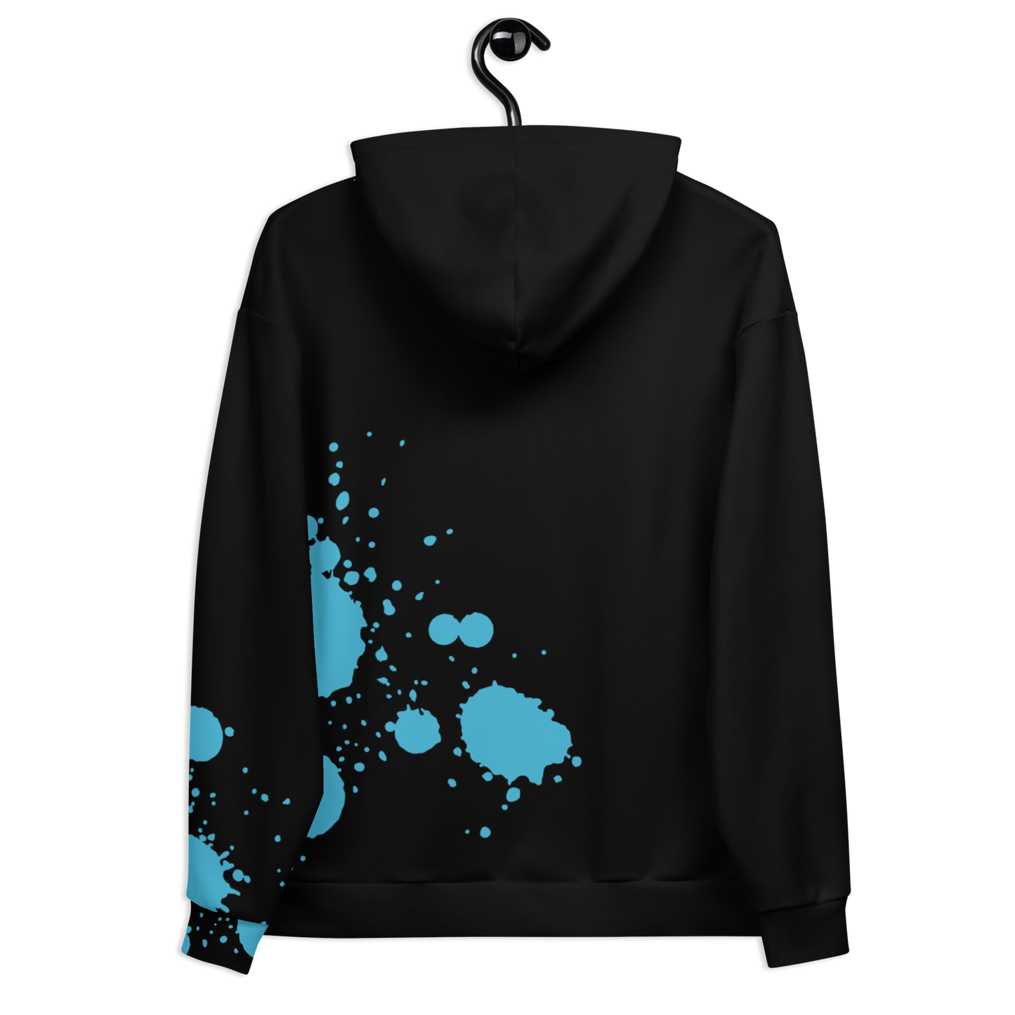 Blue Splatter Logo Swipe Hoodie