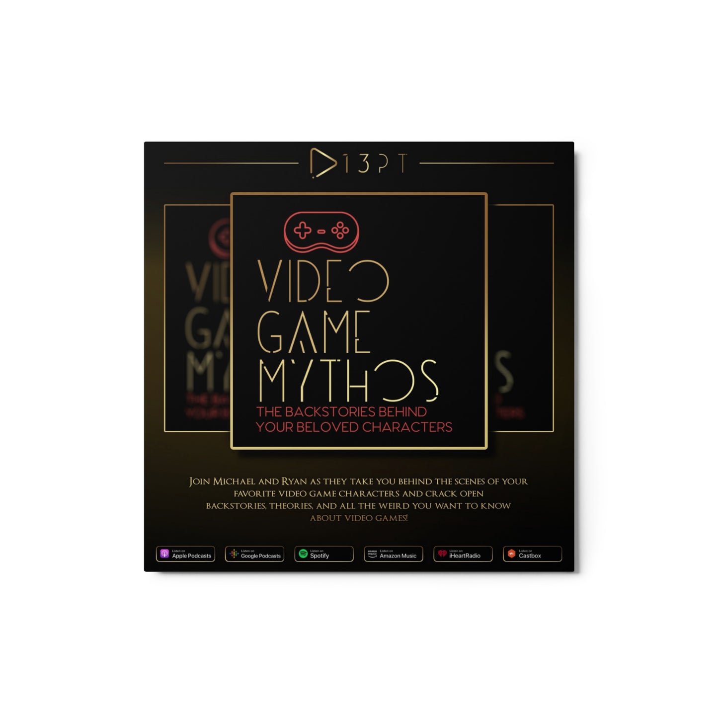 Video Game Mythos Metal Print