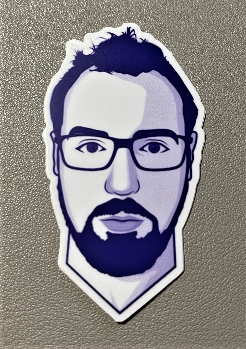 PGC Talking Heads Sticker (Michael)