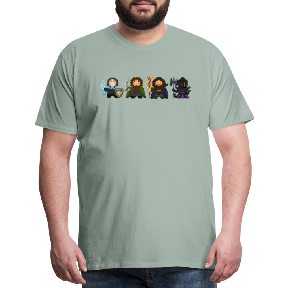 D&D, Kinda: Pixel Pals - steel green