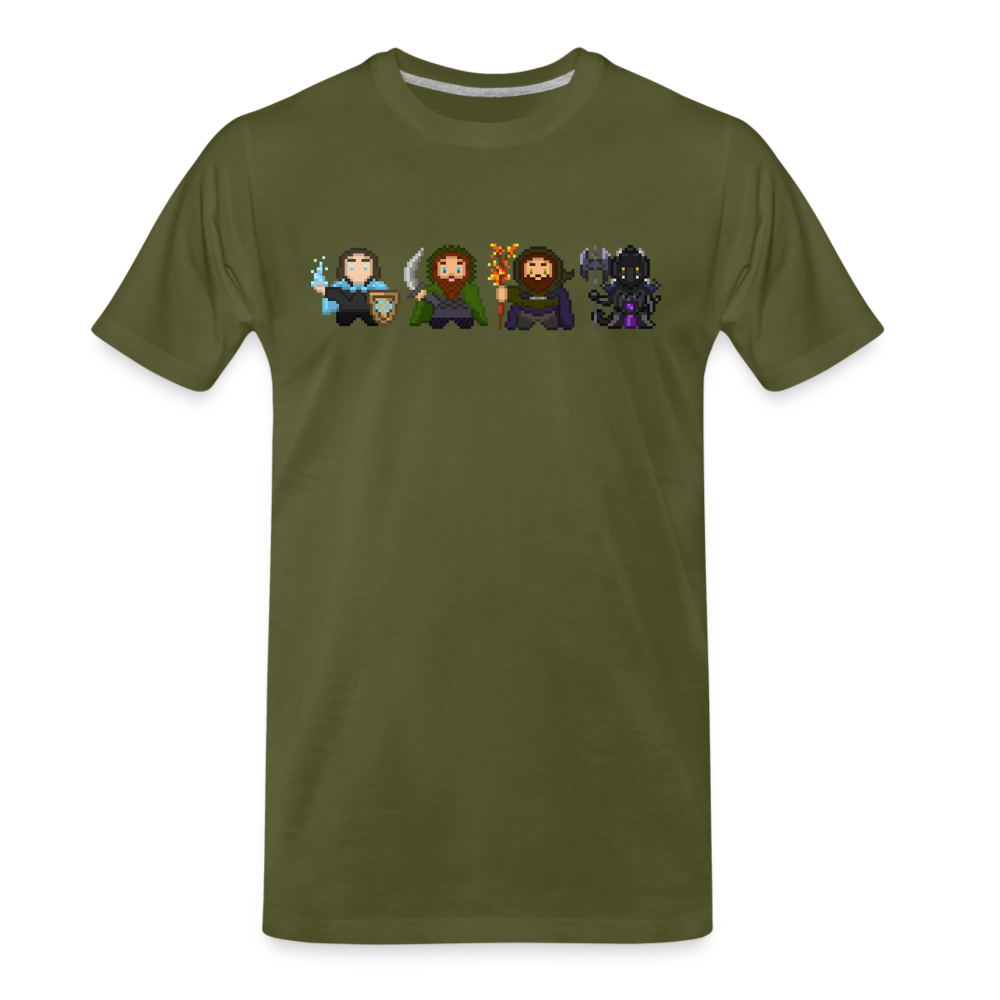 D&D, Kinda: Pixel Pals - olive green