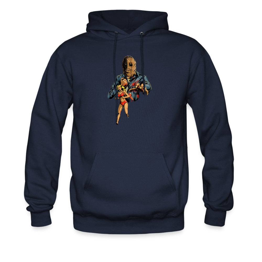 Final Girl Podcast Cover Art Hoodie - navy