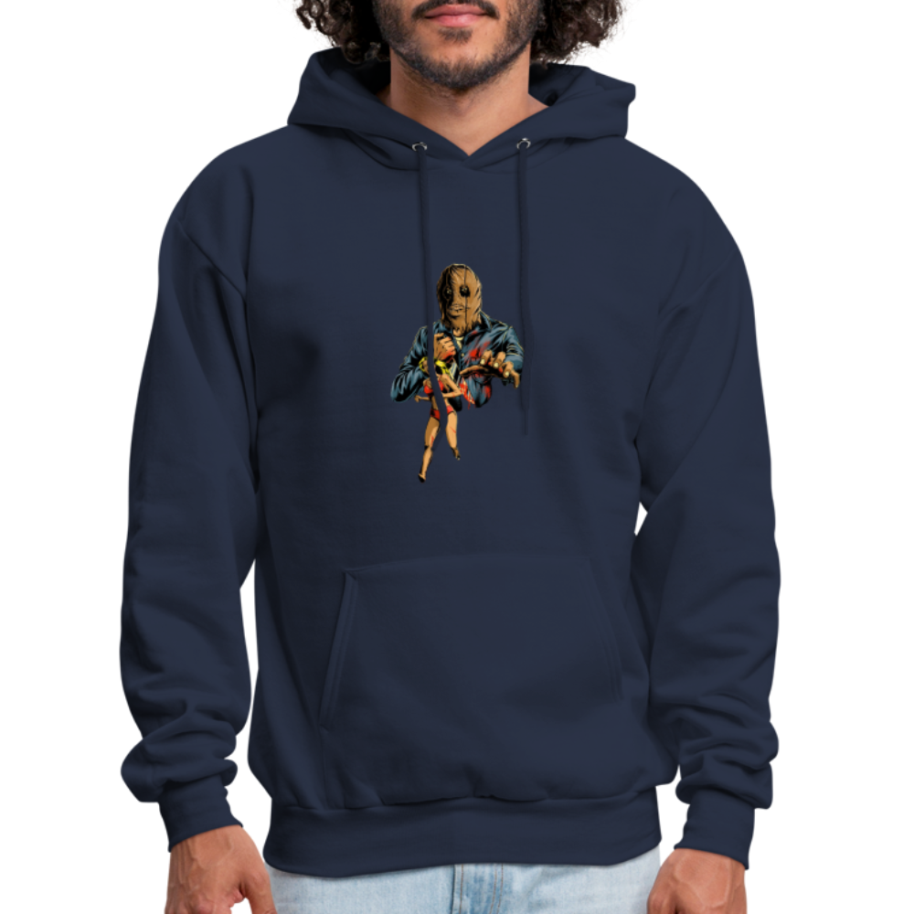 Final Girl Podcast Cover Art Hoodie - navy