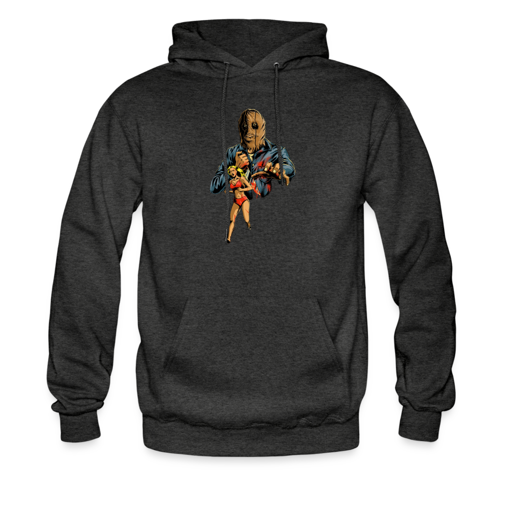 Final Girl Podcast Cover Art Hoodie - charcoal grey