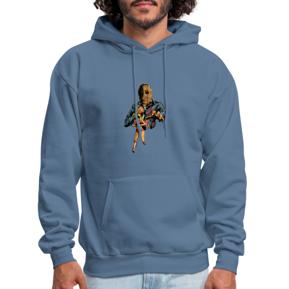 Final Girl Podcast Cover Art Hoodie - denim blue