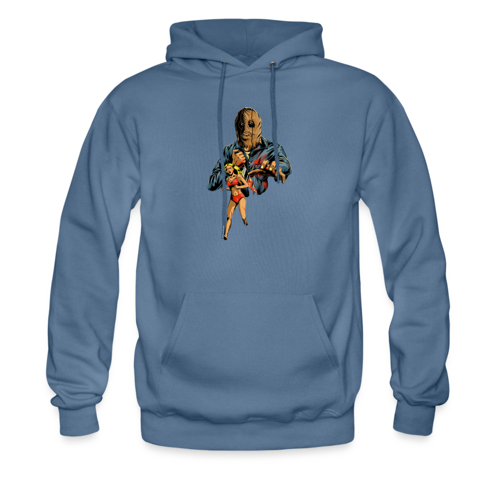 Final Girl Podcast Cover Art Hoodie - denim blue