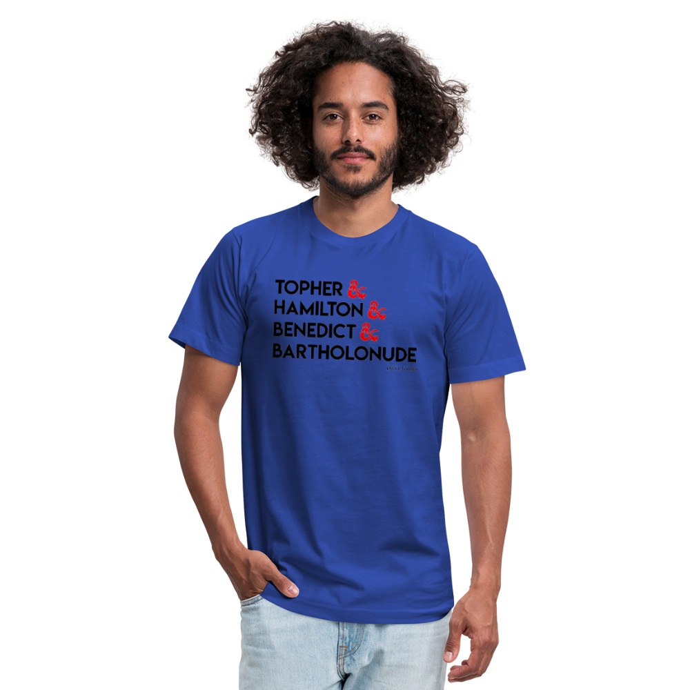 D&D, Kinda: Designee Tee - royal blue