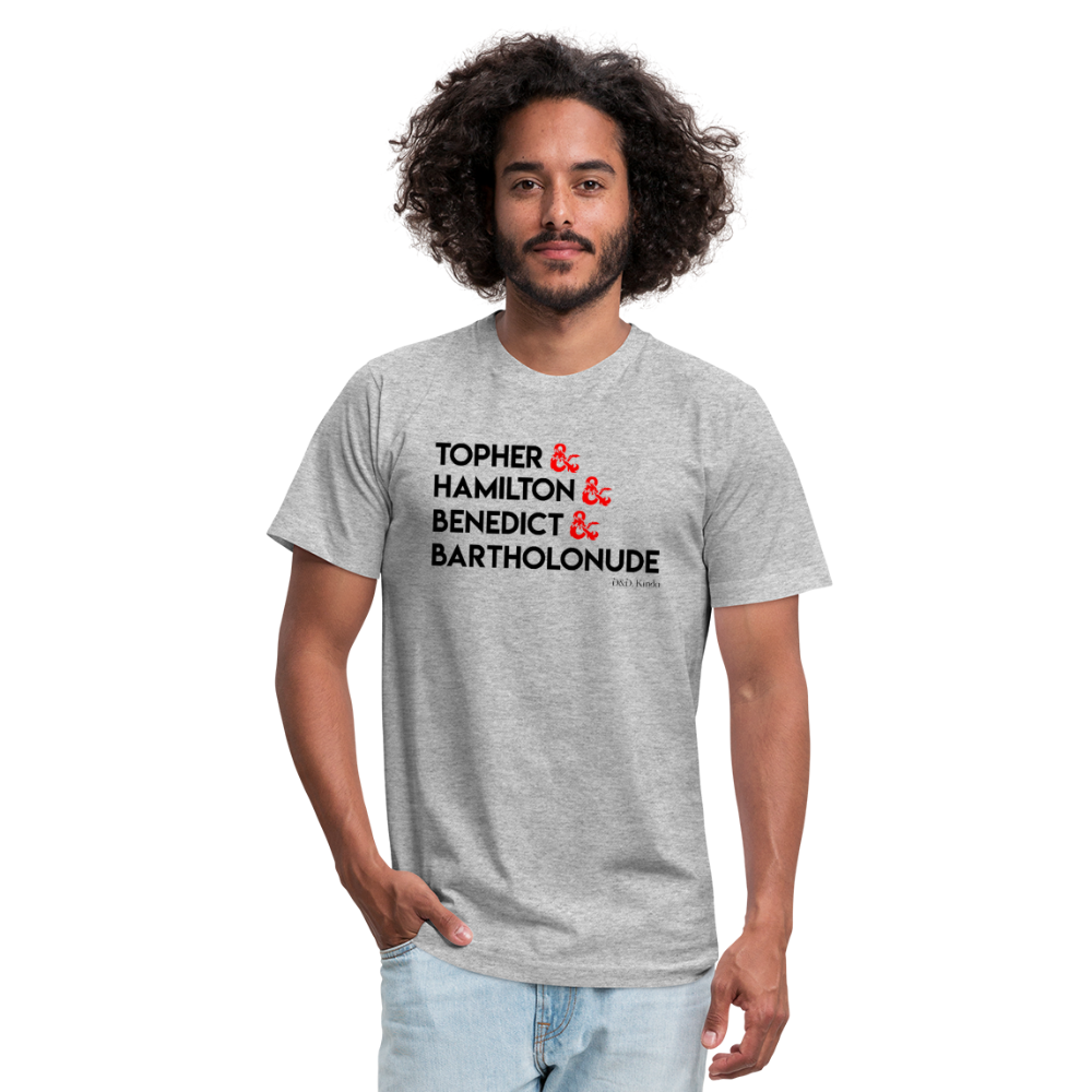 D&D, Kinda: Designee Tee - heather gray