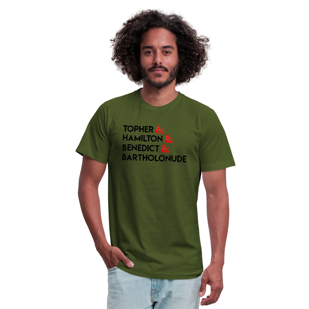 D&D, Kinda: Designee Tee - olive