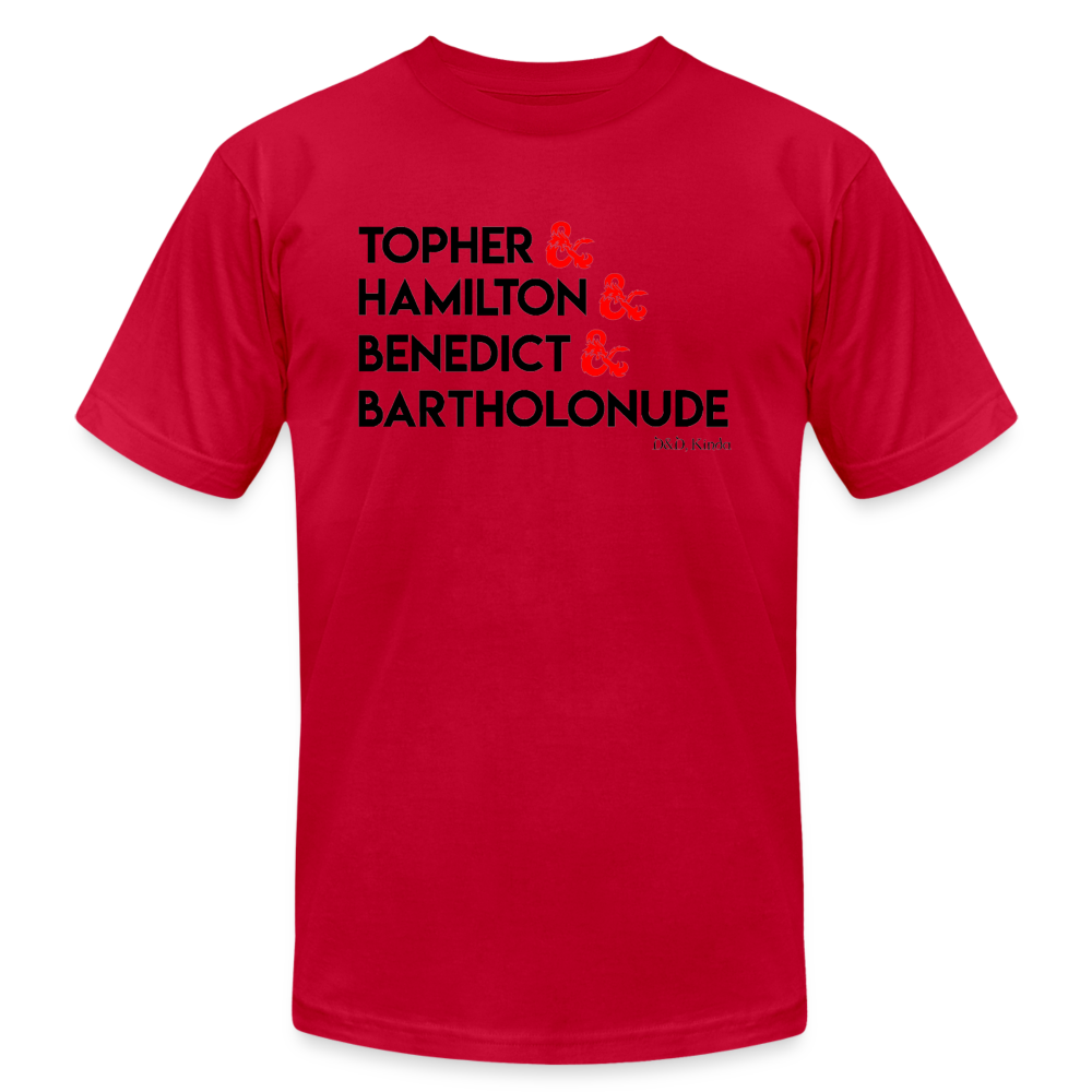 D&D, Kinda: Designee Tee - red