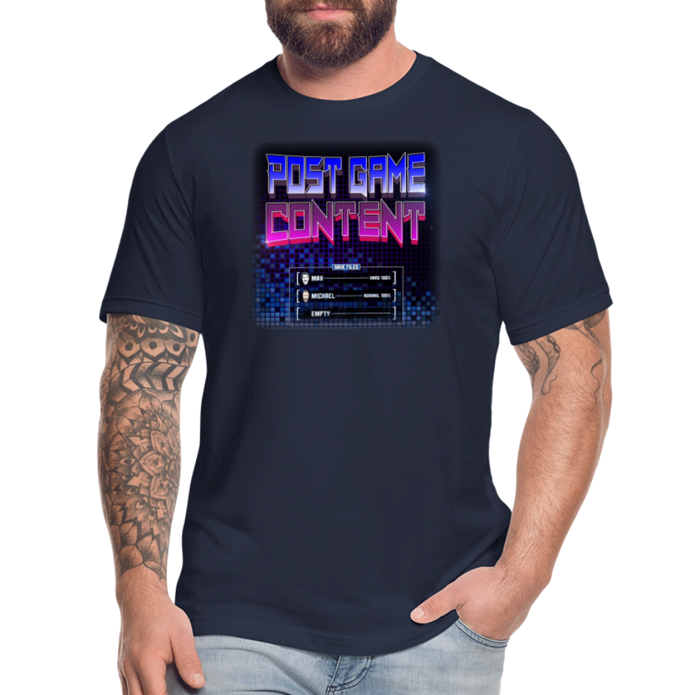 Post Game Content Cover Art Tee - navy