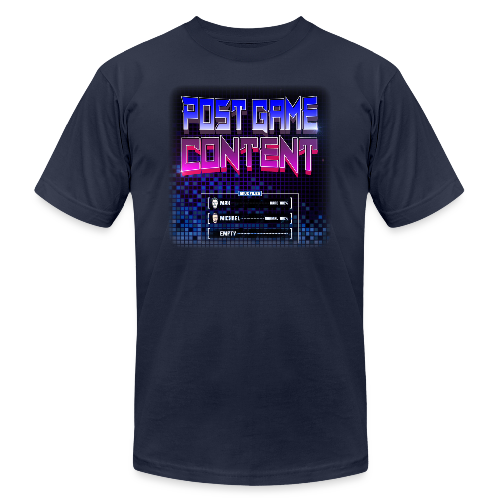 Post Game Content Cover Art Tee - navy
