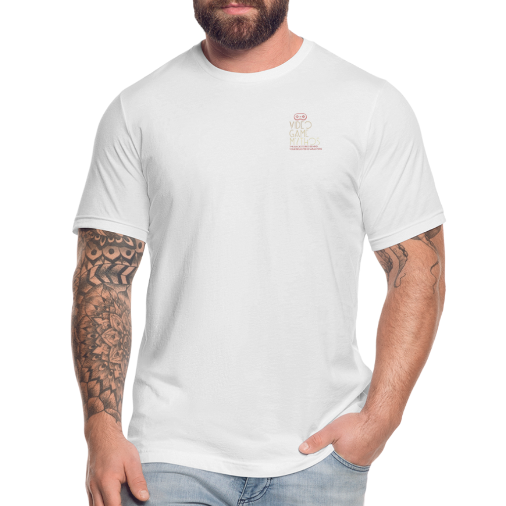 Video Game Mythos: Logo Chest Tee - white