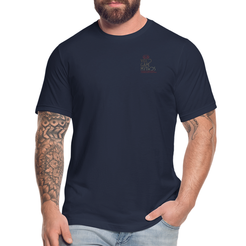 Video Game Mythos: Logo Chest Tee - navy