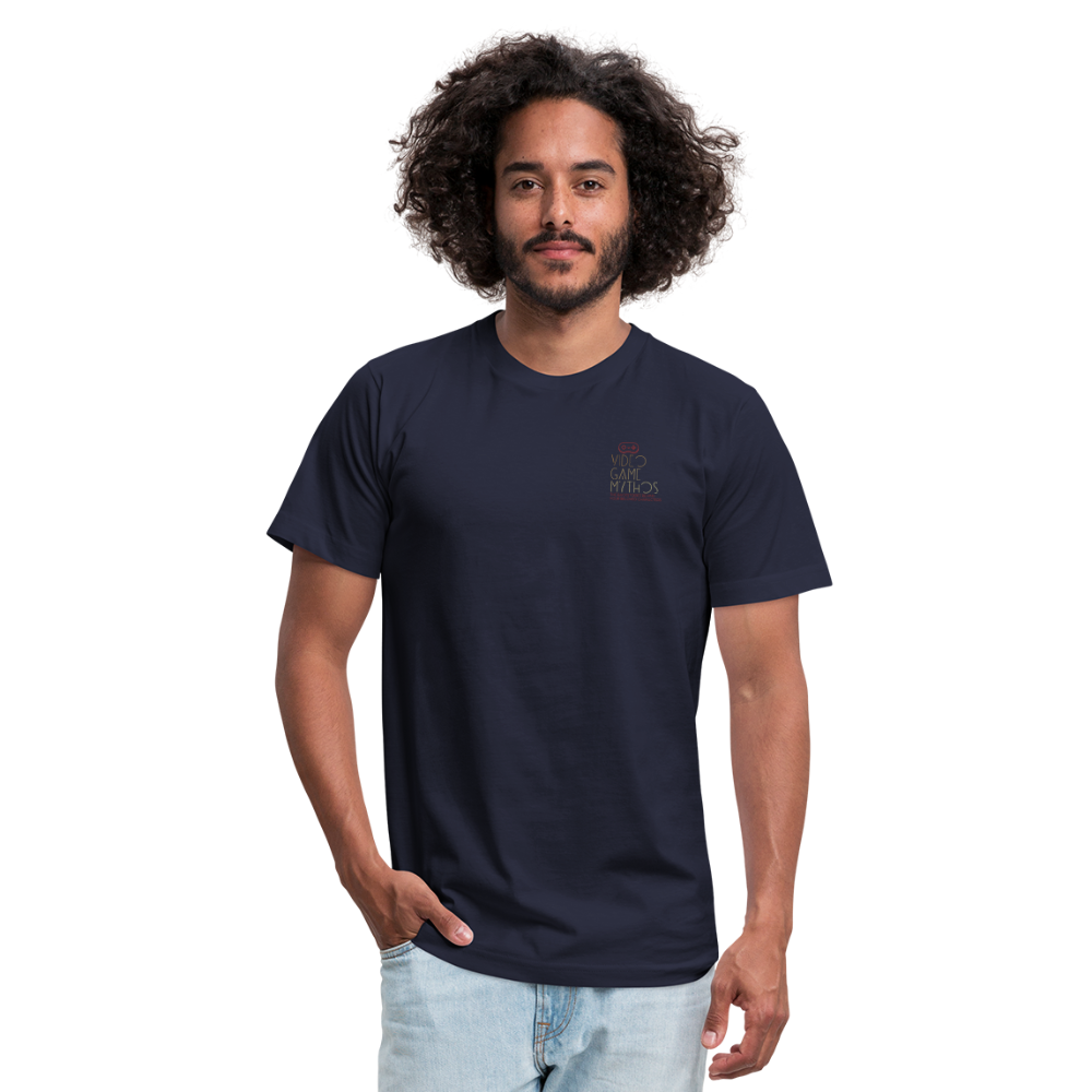 Video Game Mythos: Logo Chest Tee - navy