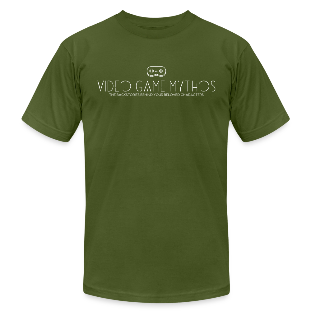 Video Game Mythos: Logo Tee - olive