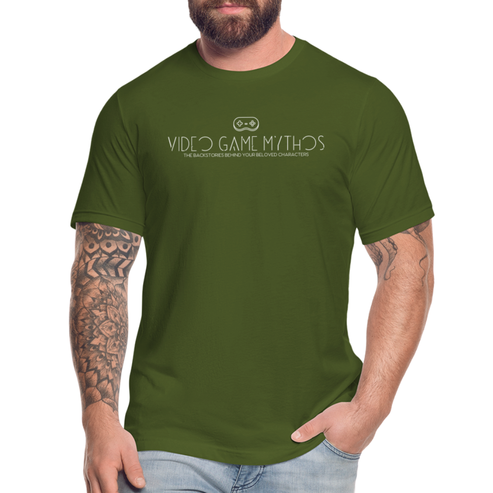 Video Game Mythos: Logo Tee - olive