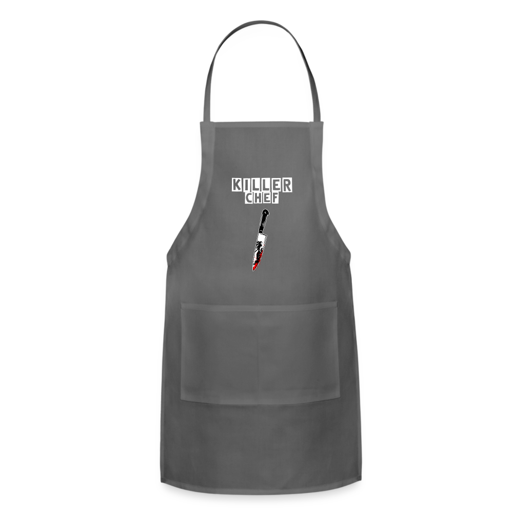 Killer Chef Apron - charcoal