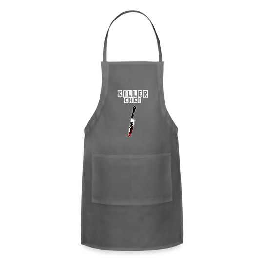 Killer Chef Apron - charcoal