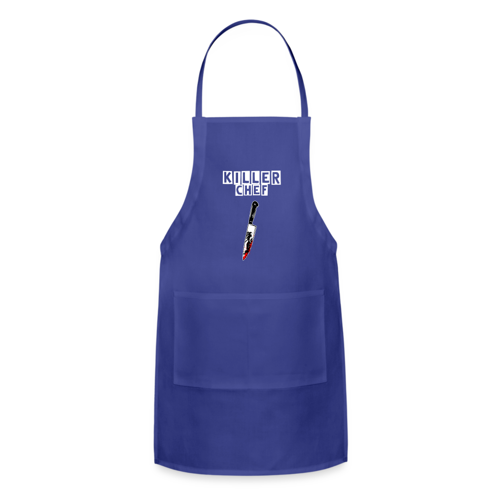 Killer Chef Apron - royal blue