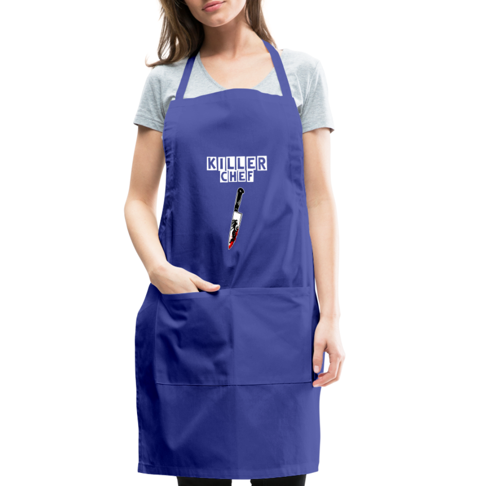 Killer Chef Apron - royal blue