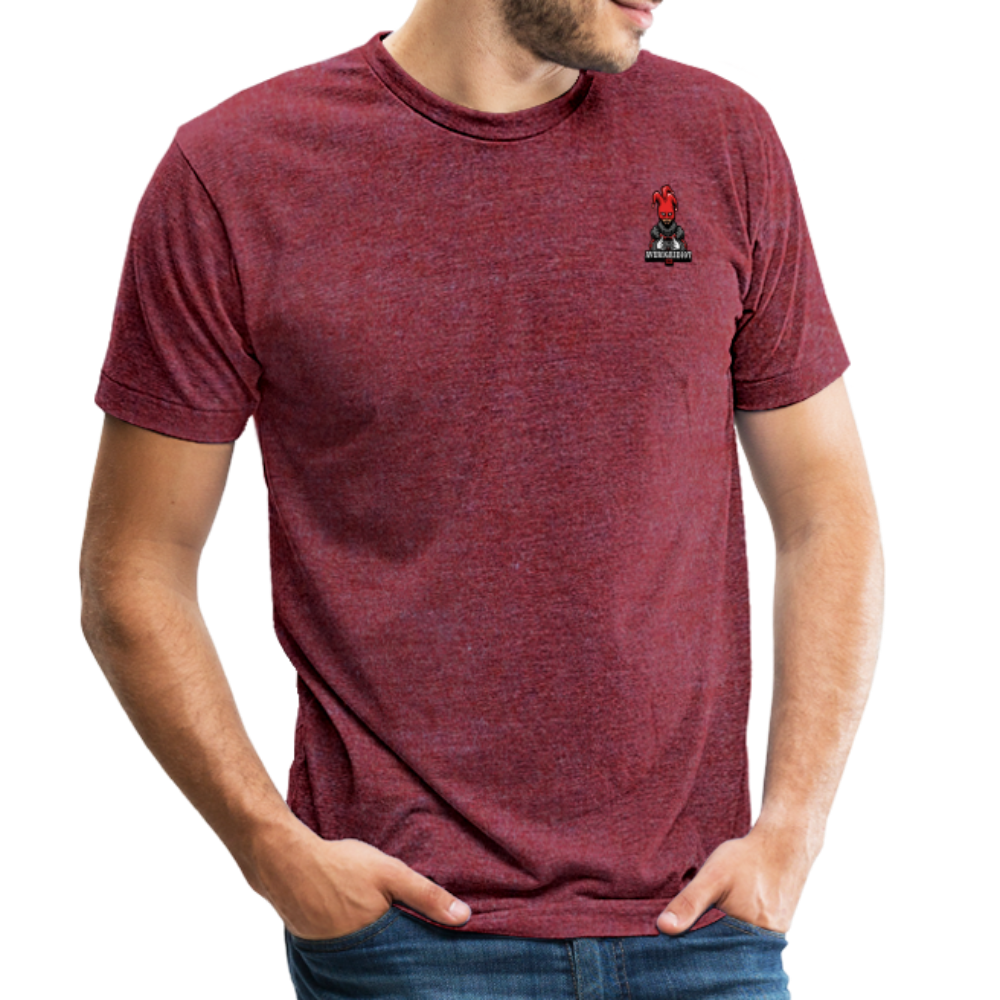 AI121 Tri-Blend Tee - heather cranberry