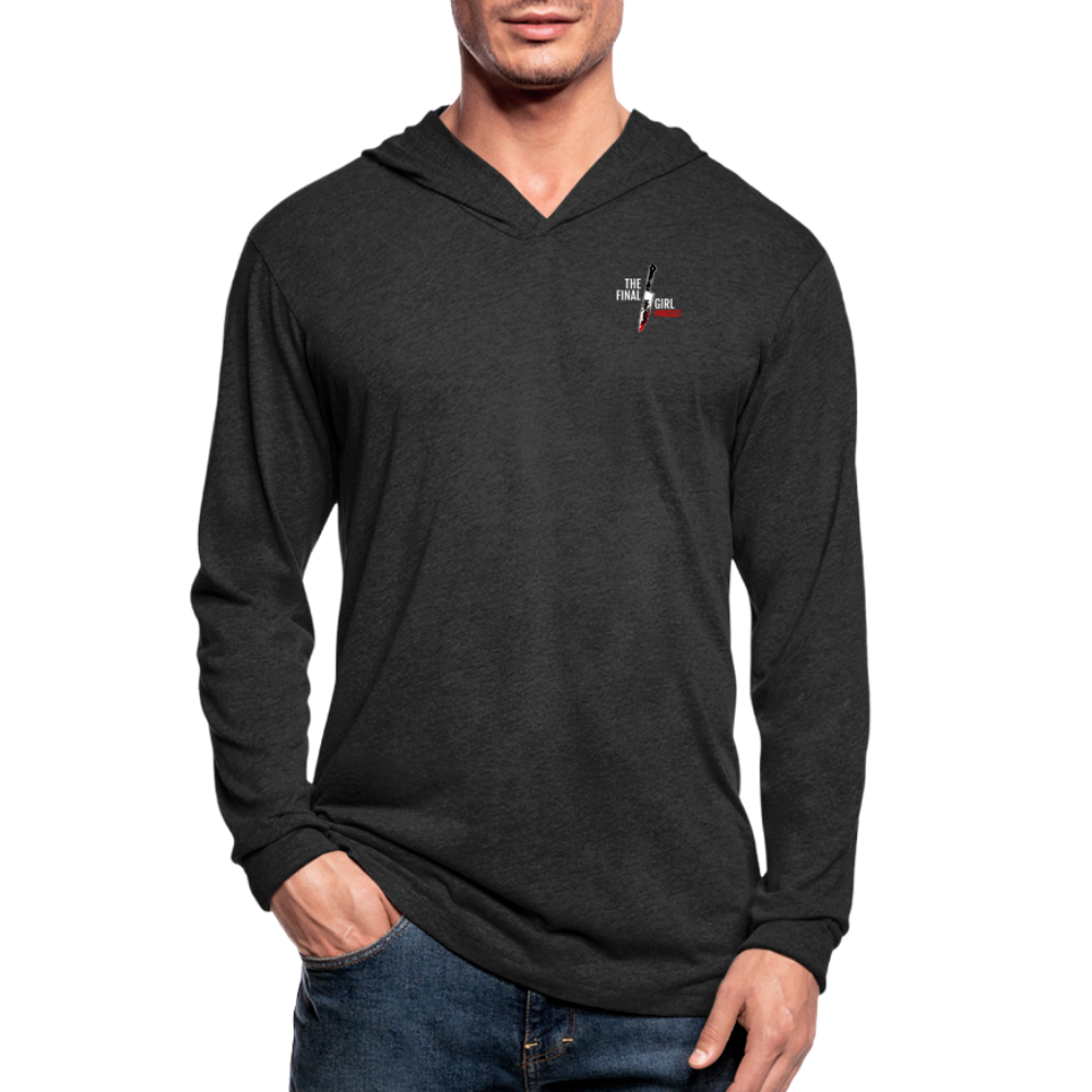 TFGP Hooded Tee - heather black