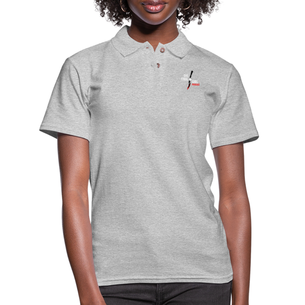 TFGP Women's Polo - heather gray