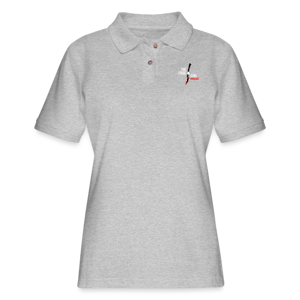 TFGP Women's Polo - heather gray