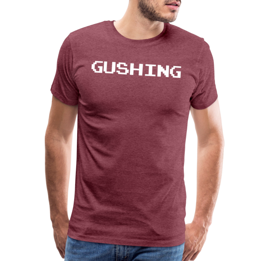 Gushing T-Shirt - heather burgundy