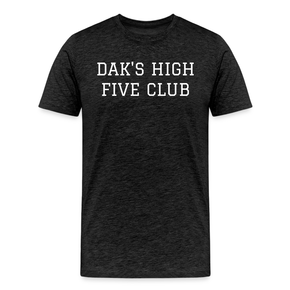 Dak's High 5 Club Premium T-Shirt - charcoal grey