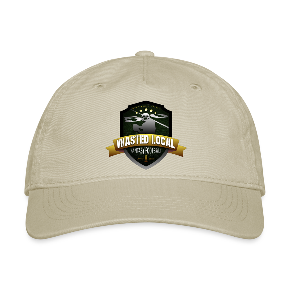 WLFF Logo Organic Snapback - khaki