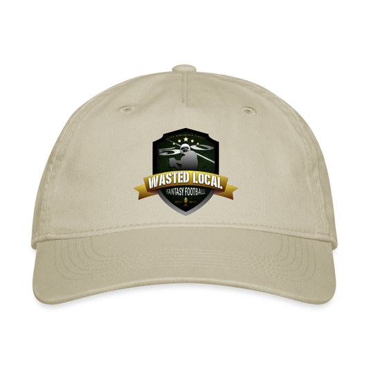 WLFF Logo Organic Snapback - khaki