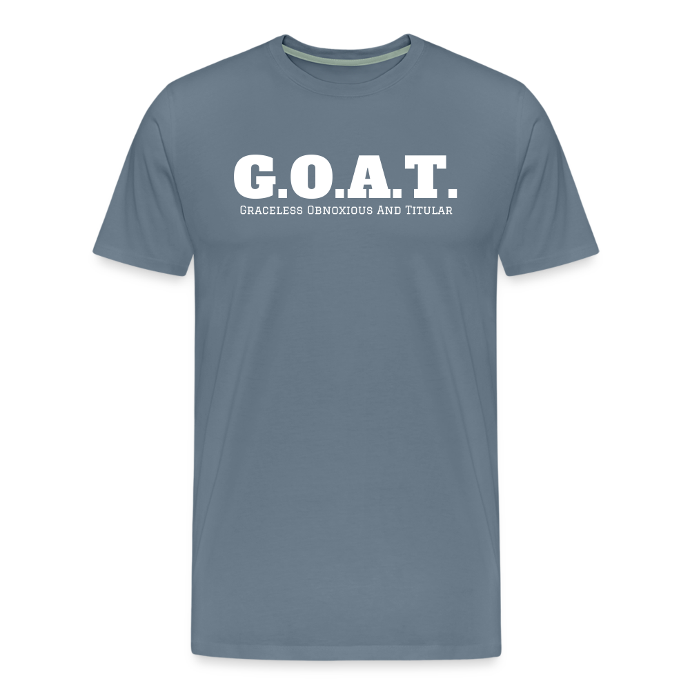 Josiah's GOAT T-Shirt - steel blue