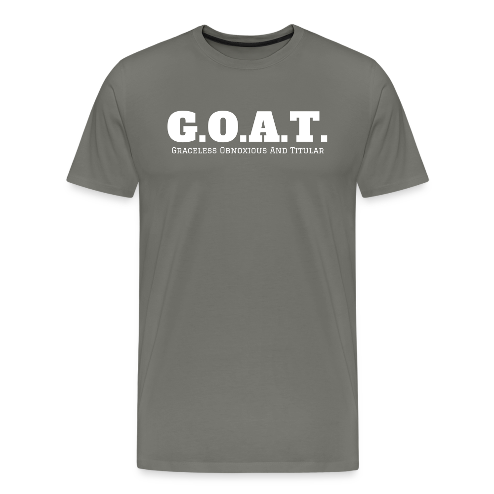 Josiah's GOAT T-Shirt - asphalt gray