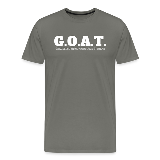 Josiah's GOAT T-Shirt - asphalt gray