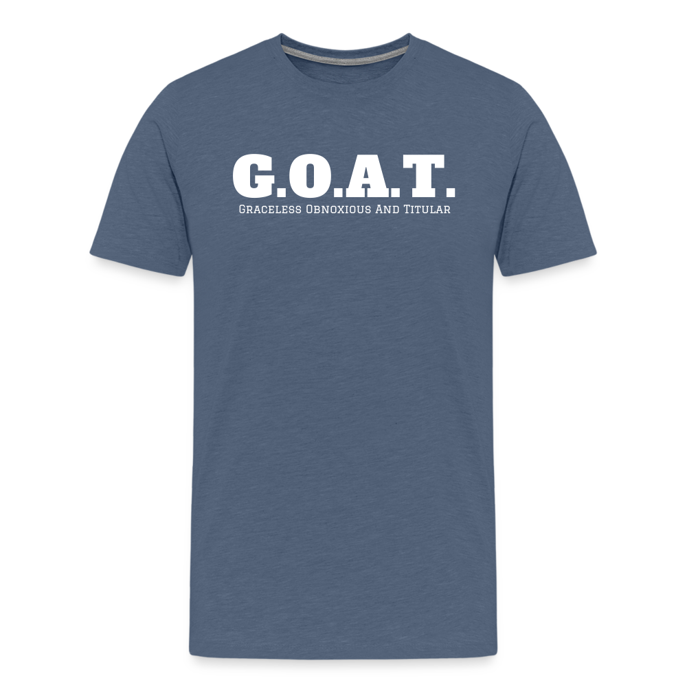 Josiah's GOAT T-Shirt - heather blue