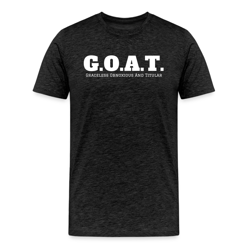 Josiah's GOAT T-Shirt - charcoal grey