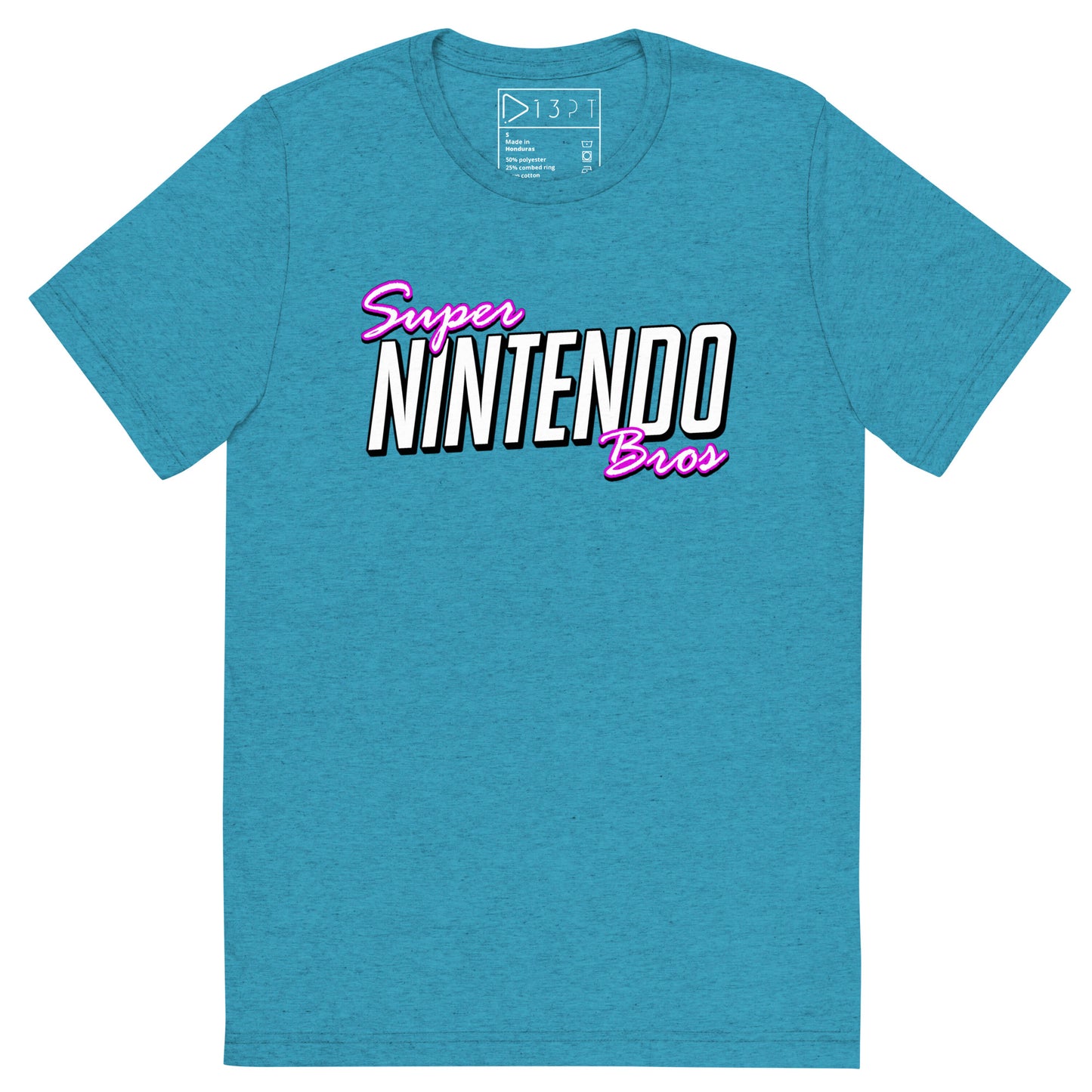 Super Nintendo Bros Ultrasoft Tri-Blend Tee