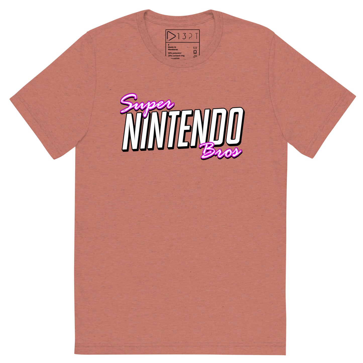 Super Nintendo Bros Ultrasoft Tri-Blend Tee