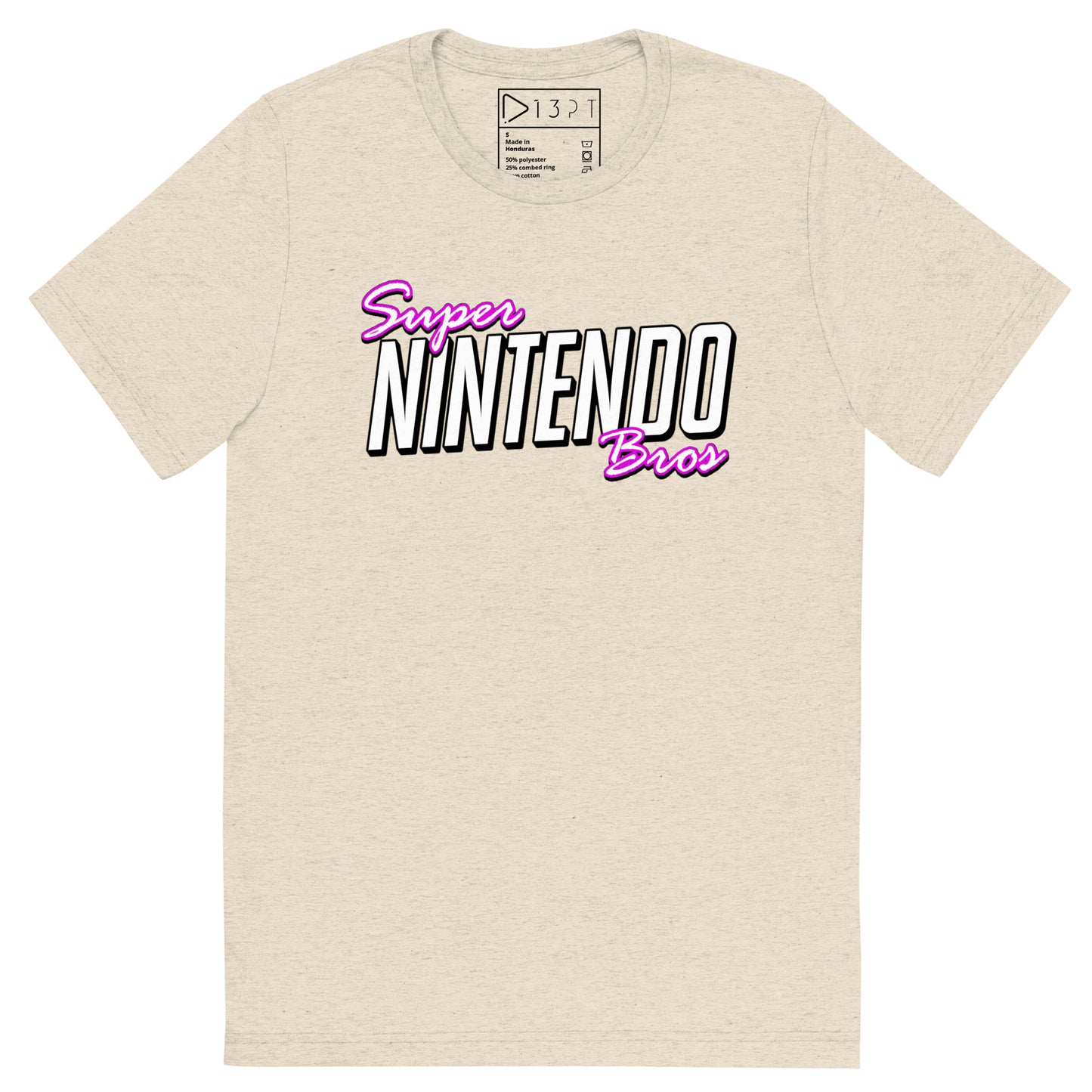 Super Nintendo Bros Ultrasoft Tri-Blend Tee