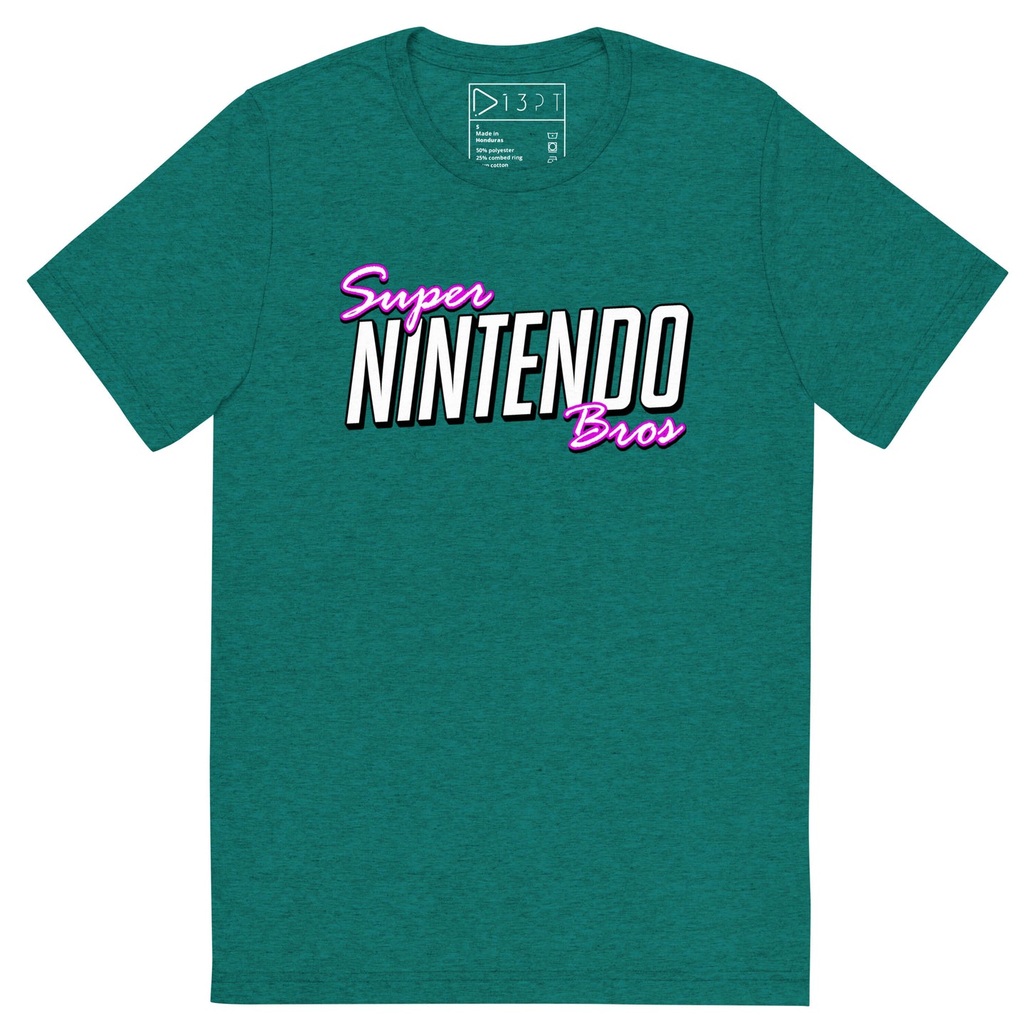 Super Nintendo Bros Ultrasoft Tri-Blend Tee