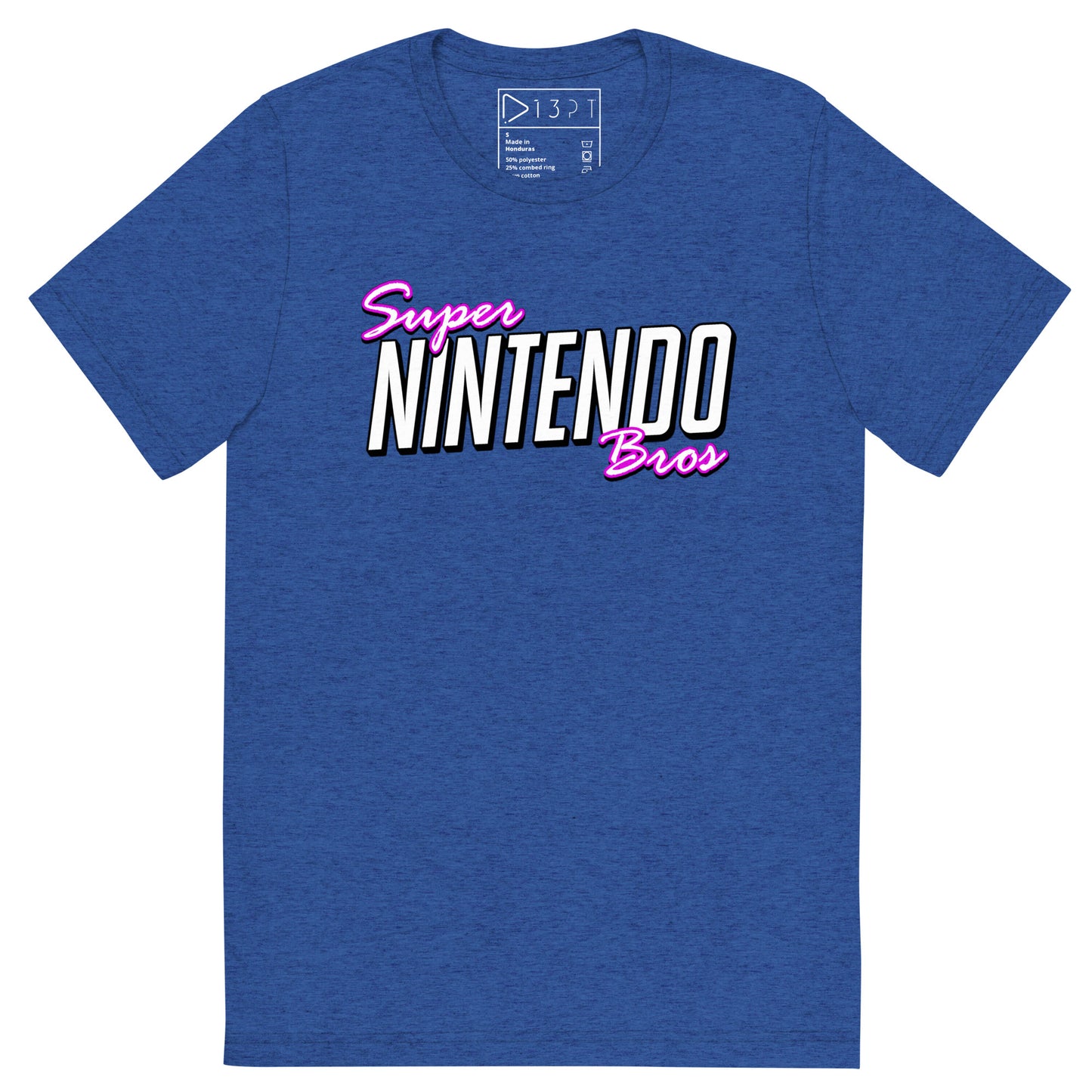 Super Nintendo Bros Ultrasoft Tri-Blend Tee